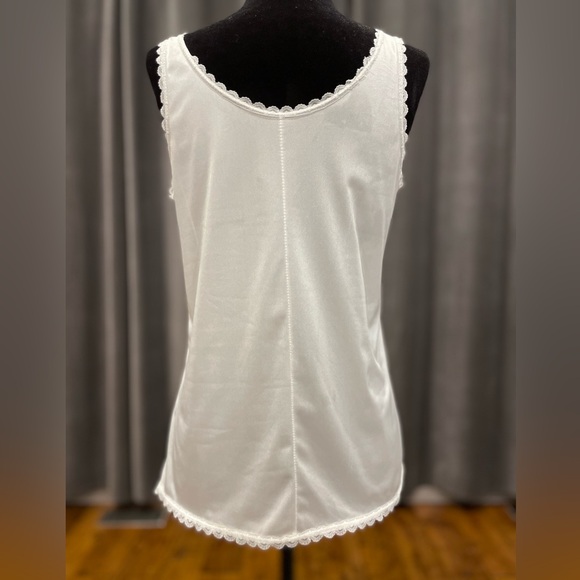 Vintage Pink Lady white nylon camisole - Picture 3 of 9
